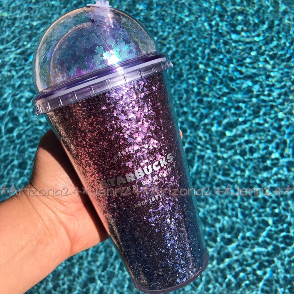 Starbucks Sakura Glitter Gradient Ombré Grande
